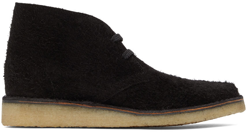 black suede desert boots