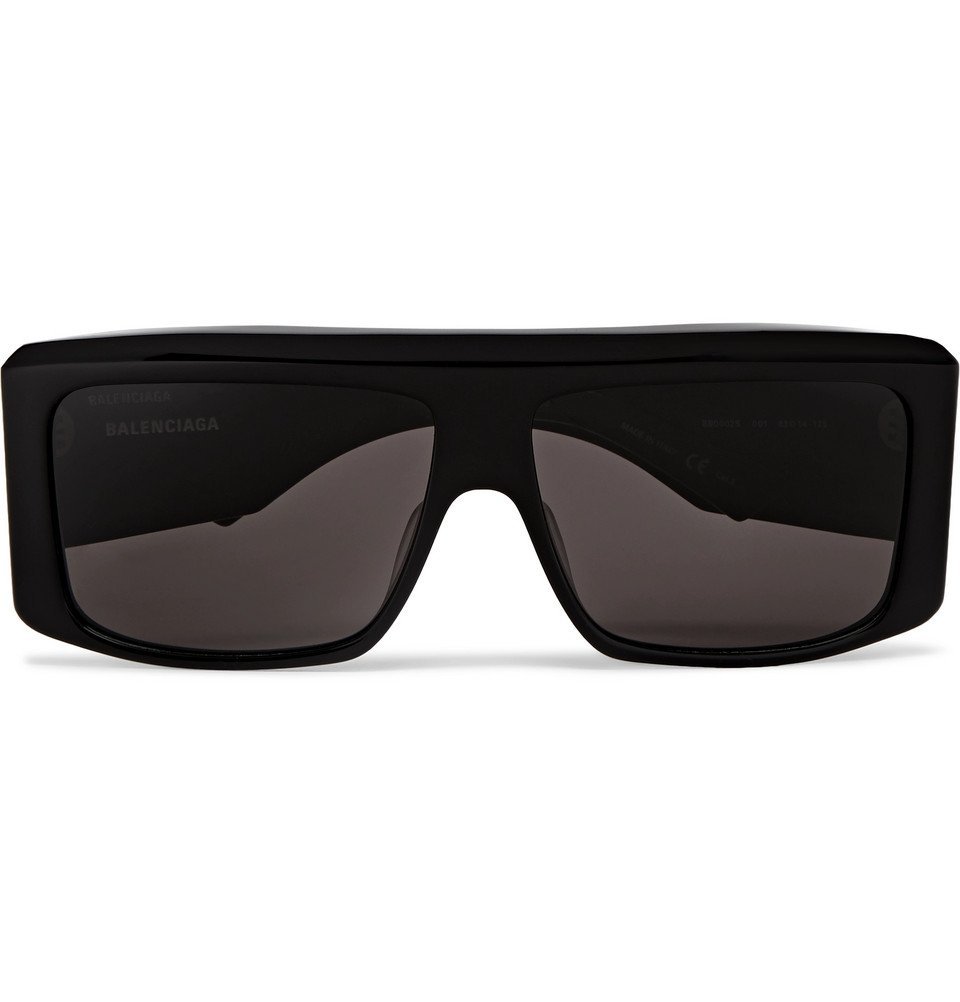 black balenciaga sunglasses