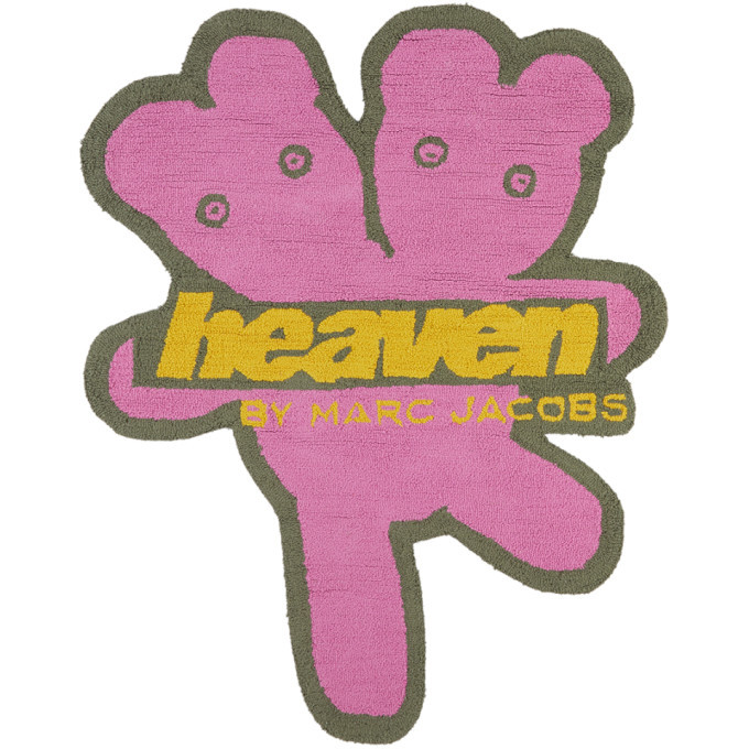 Marc Jacobs Pink Heaven By Marc Jacobs Logo Rug Marc Jacobs