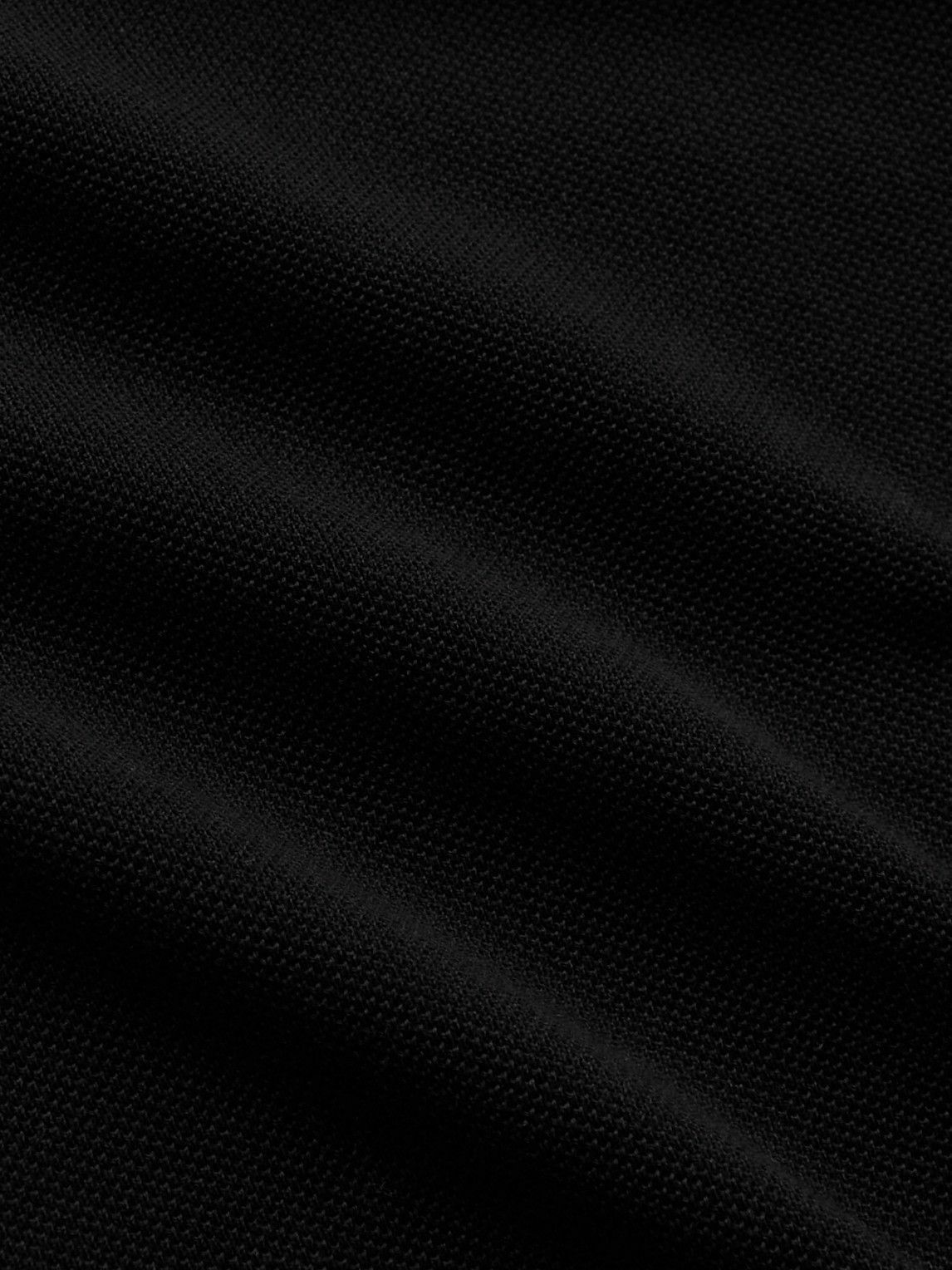 Zegna CottonPiqué TShirt Black Zegna