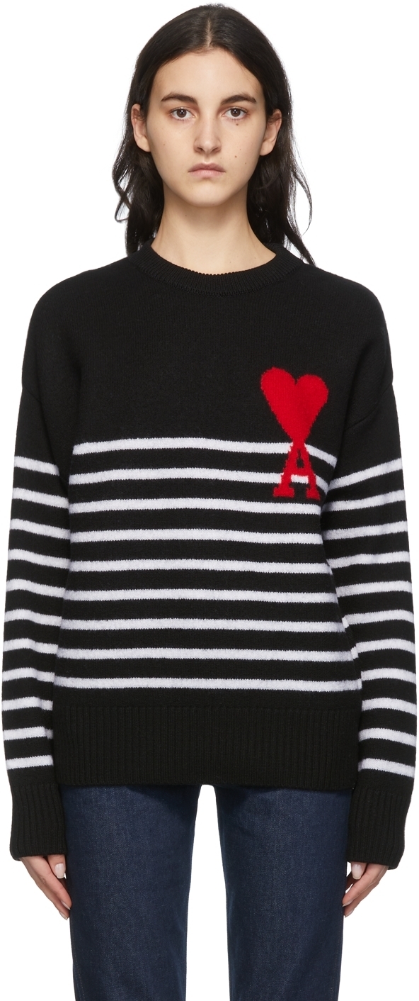 ami striped sweater