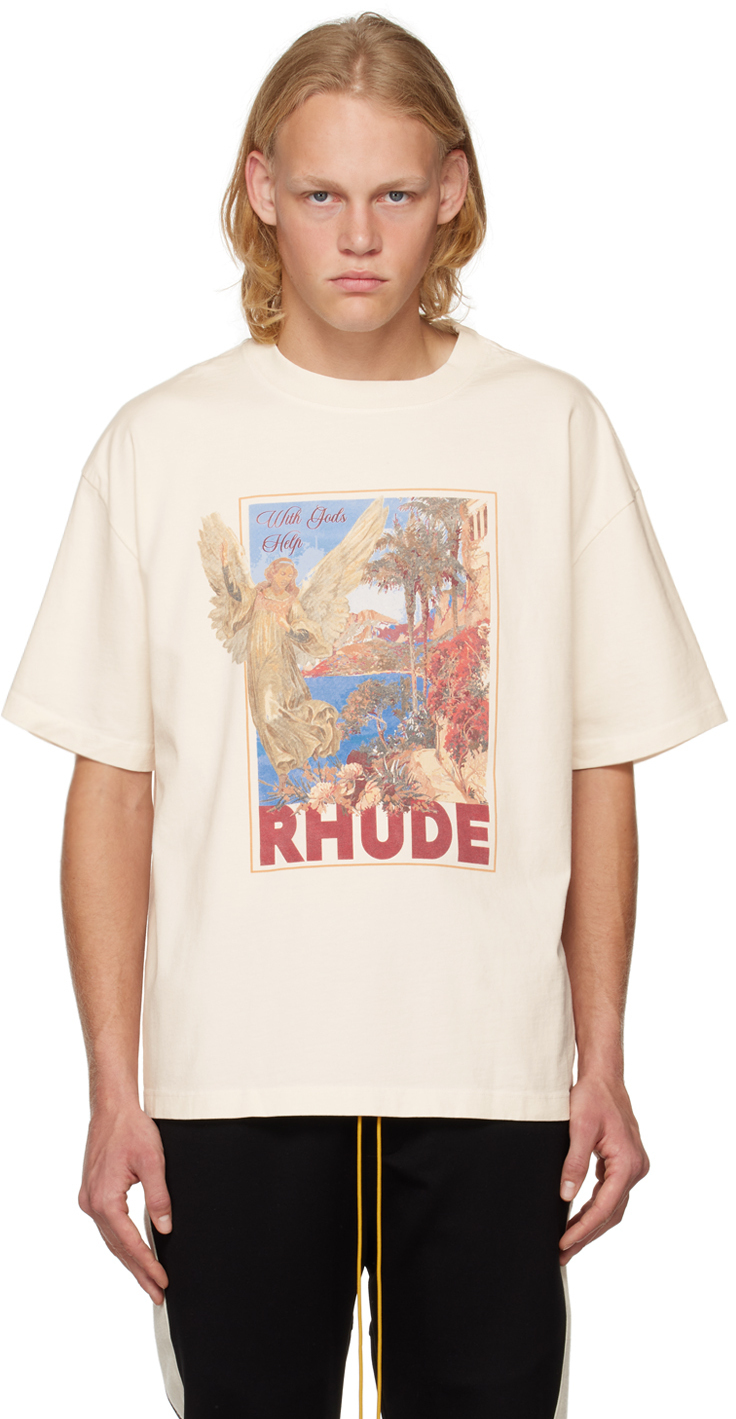 Rhude Off-White Angel T-Shirt Rhude