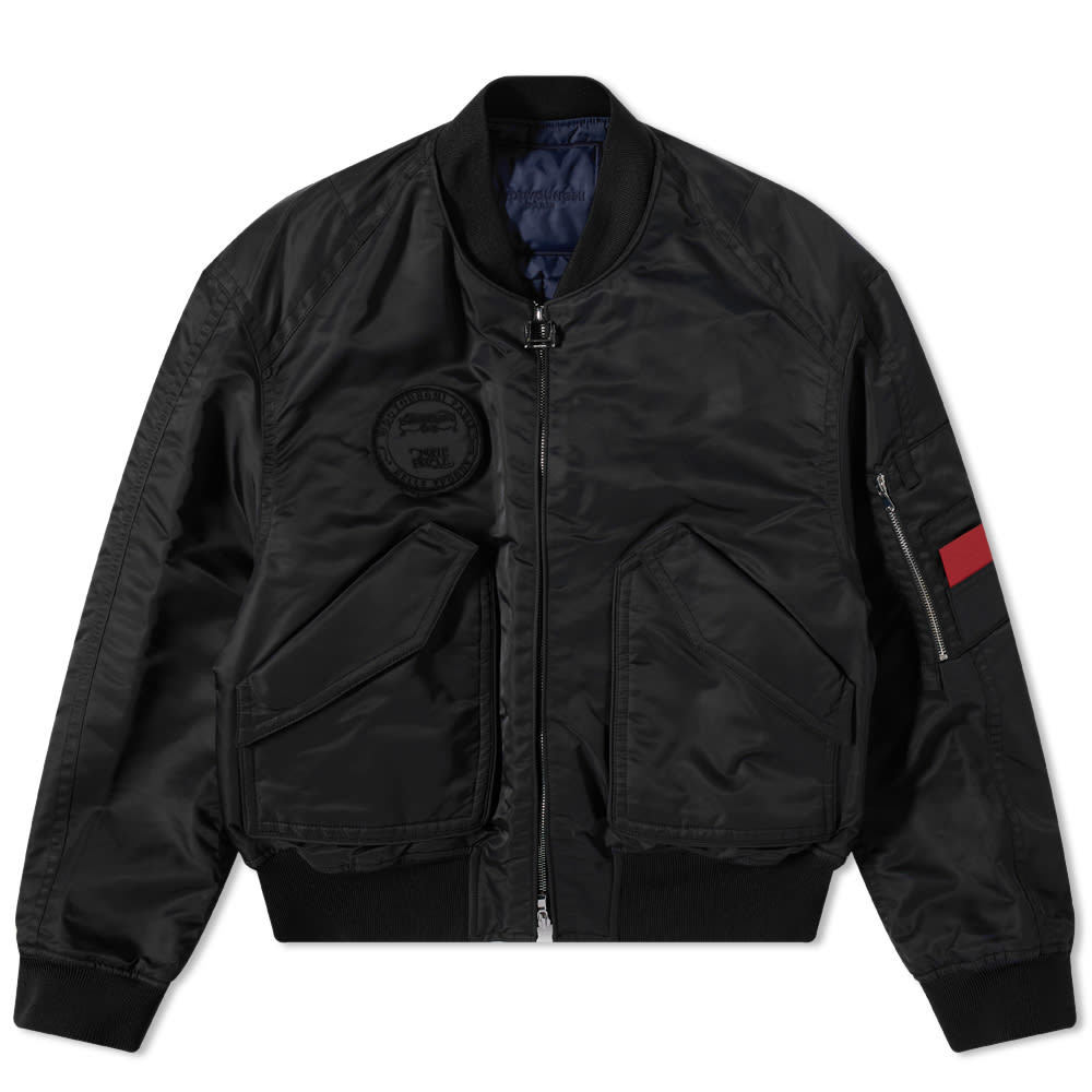 Wooyoungmi Logo Patch MA-1 Bomber Jacket Wooyoungmi