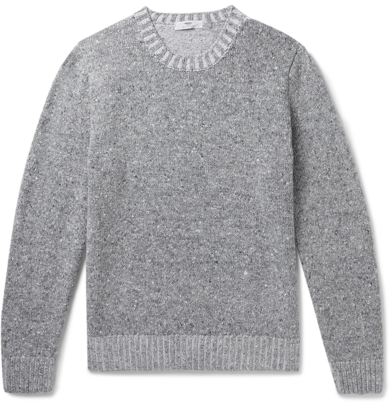 Inis Meáin - Donegal Merino Wool and Cashmere-Blend Sweater - Gray Inis ...