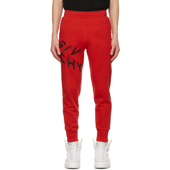 givenchy embroidered jogger pants