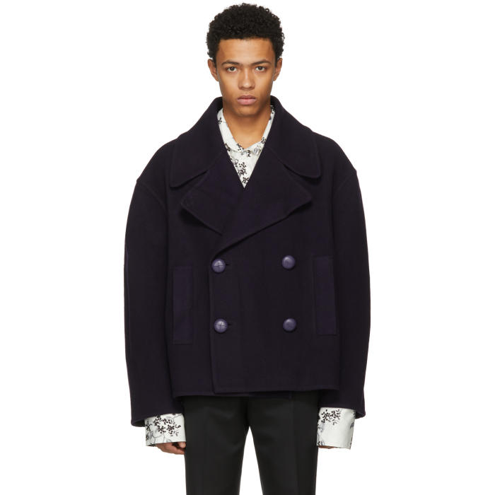 cropped peacoat