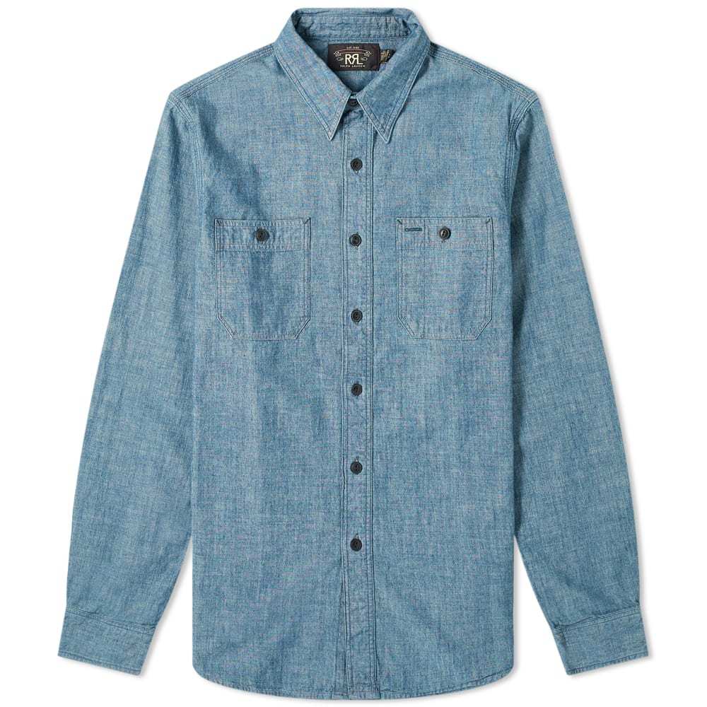 rrl chambray work shirt