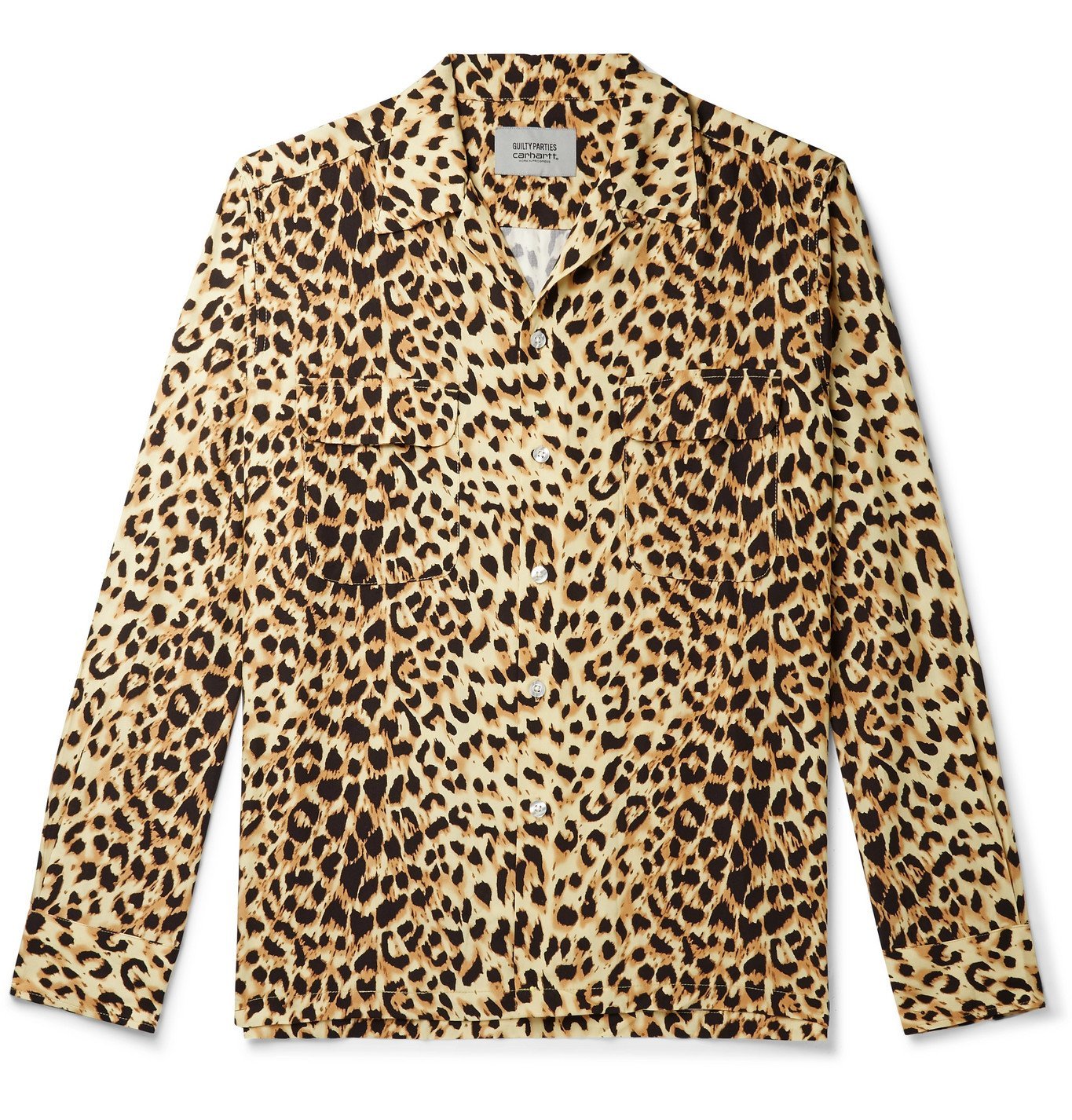 Carhartt WIP - Wacko Maria Camp-Collar Leopard-Print Woven Shirt ...