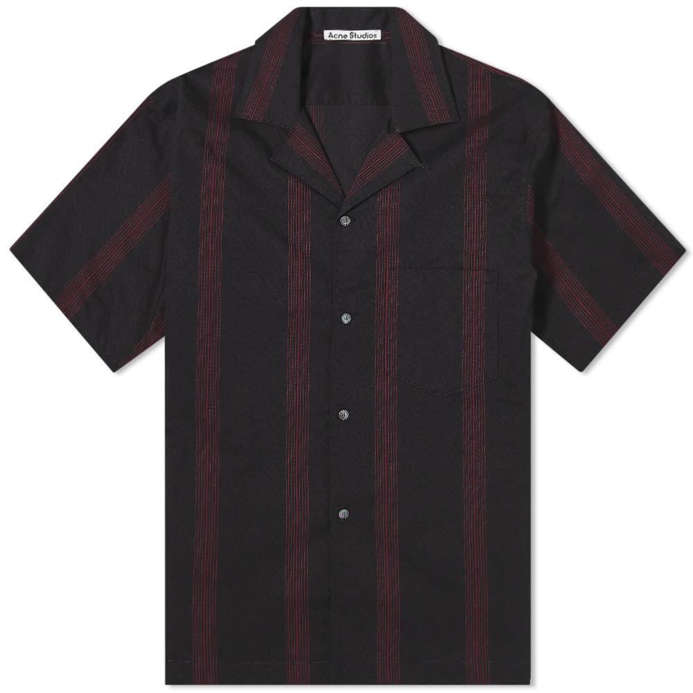 Acne Studios Short Sleeve Simon Stripe Shirt Acne Studios