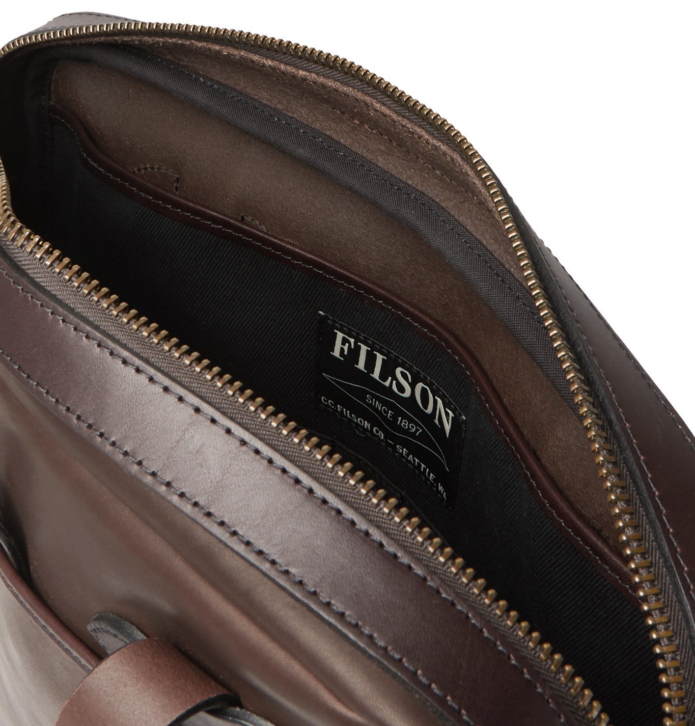 Filson Original Weatherproof Leather Briefcase Brown Filson