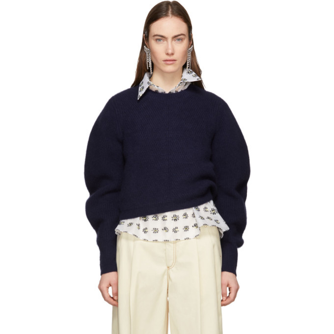 Isabel Marant Navy Cashmere Swinton 