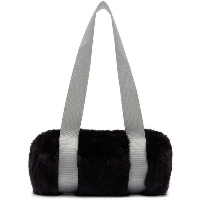 fur duffle bag