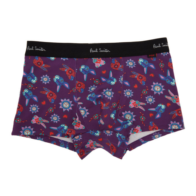 Paul Smith Purple Paisley Bunnies Boxer Briefs Paul Smith