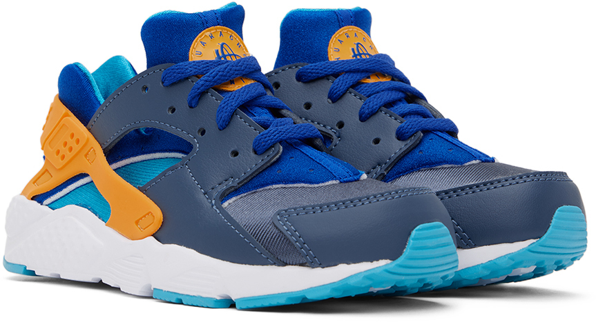 nike huarache nm kids blue