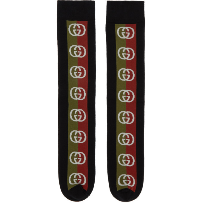 Gucci Black Lostongey Socks Gucci