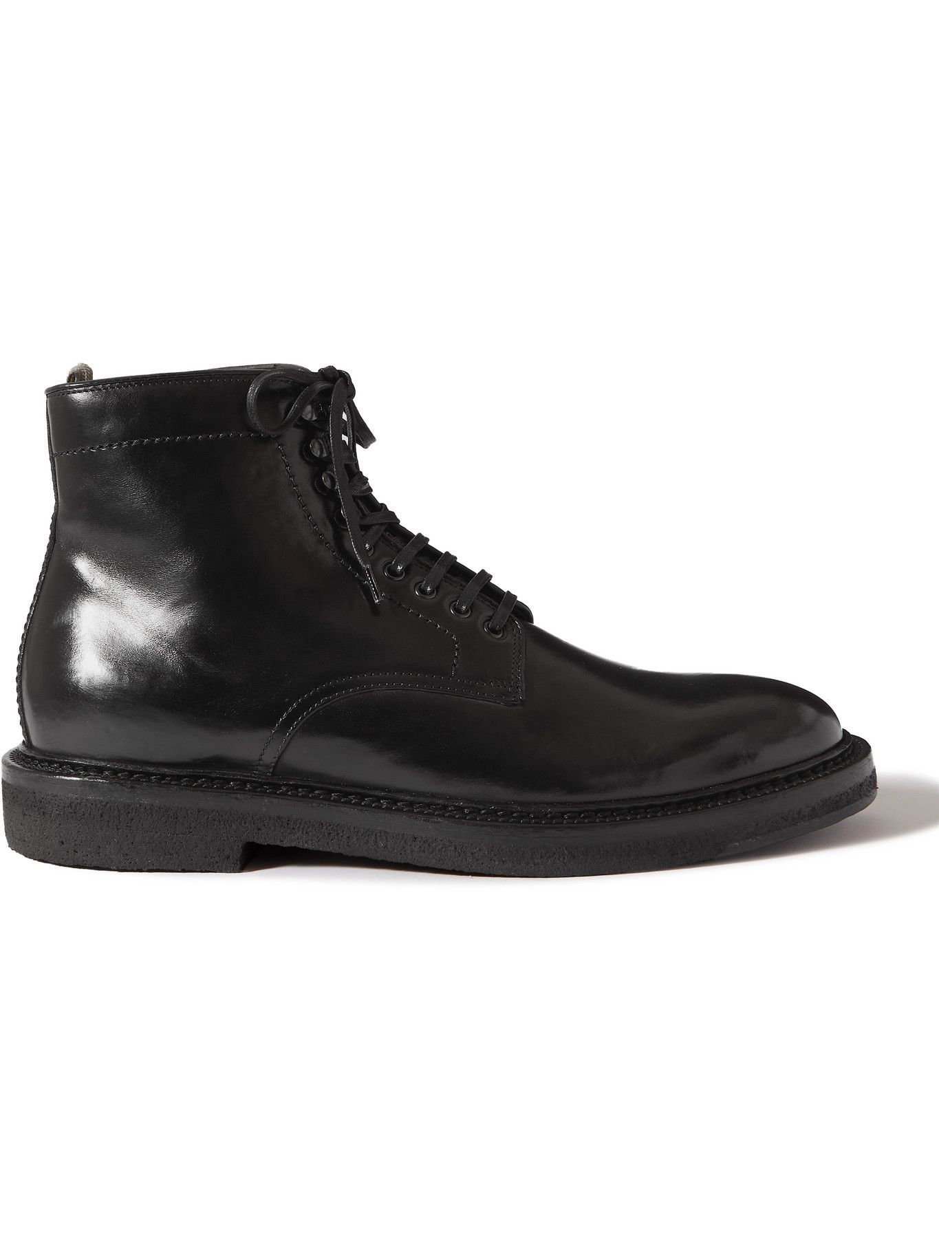 OFFICINE CREATIVE - Hopkins Leather Boots - Black Officine Creative