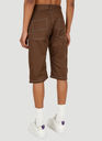 Work Printed Shorts in Brown