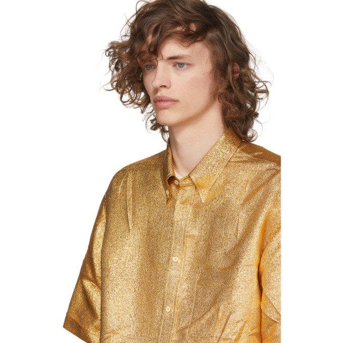 Gucci Gold Lurex Shirt Gucci