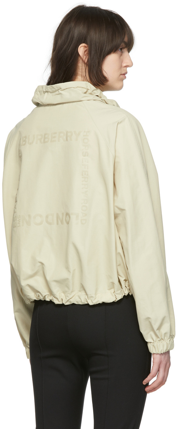 Burberry Green Cotton Jacket Burberry