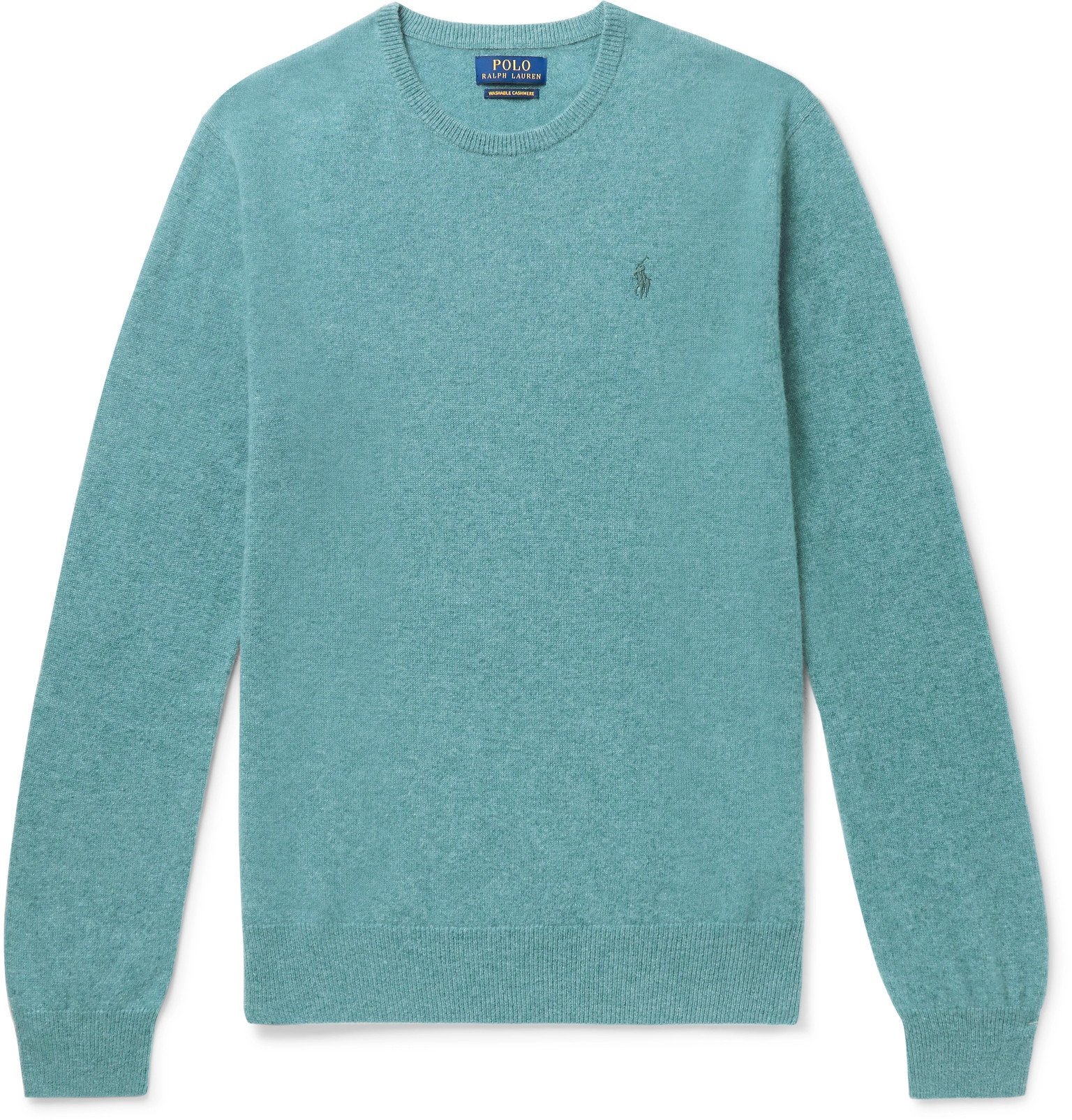 Polo Ralph Lauren - Slim-Fit Mélange Cashmere Sweater - Blue Polo Ralph  Lauren