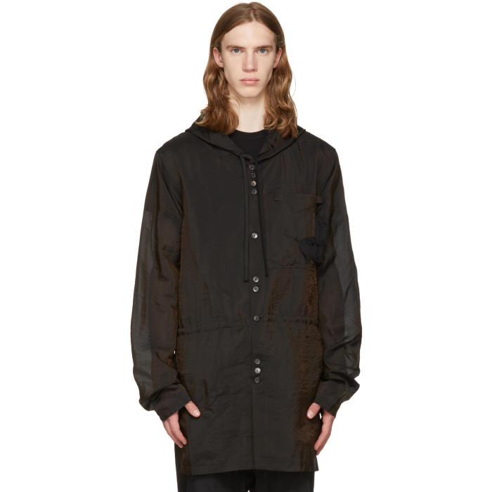 Damir Doma Brown Silk Jim Coat Damir Doma