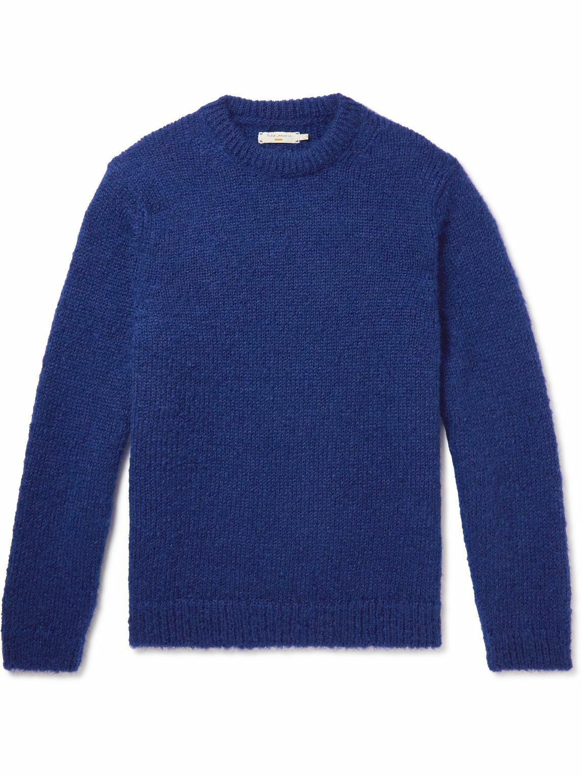 Nudie Jeans - August Mohair Sweater - Blue Nudie Jeans Co