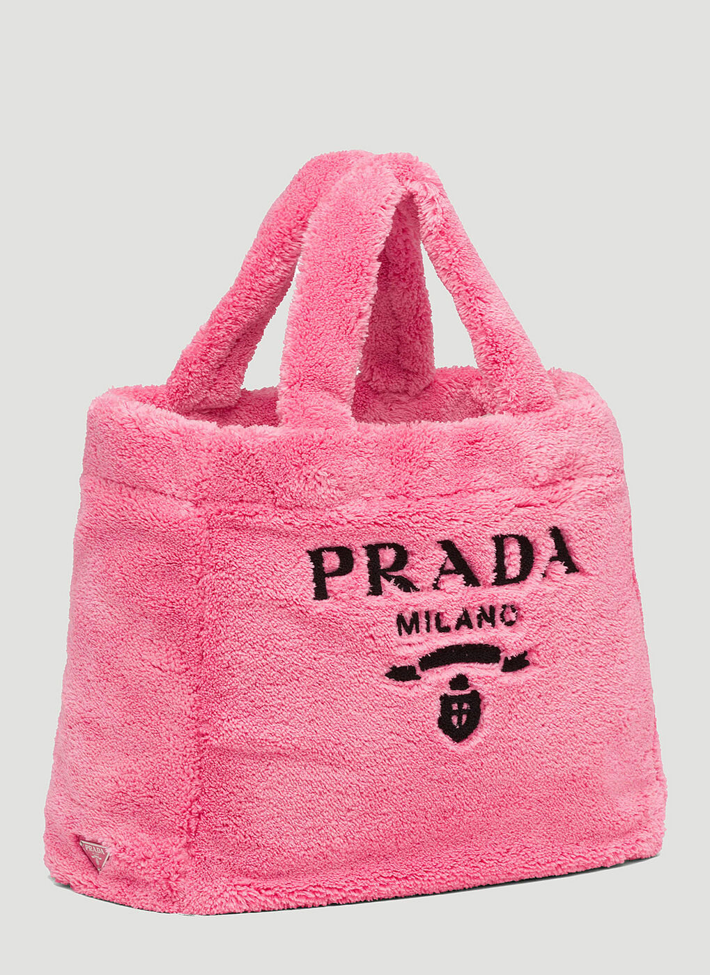 Terry Tote Bag in Pink Prada