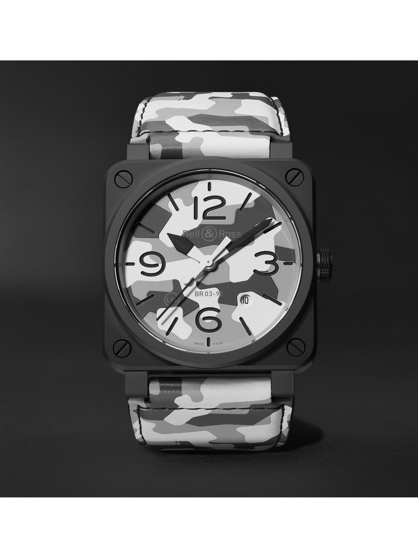 BELL & ROSS BR 0392 Limited Edition Automatic 42mm Ceramic and