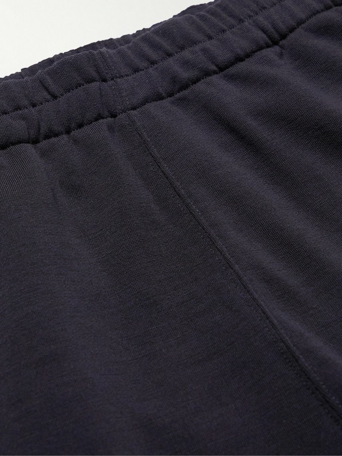 Zegna - Straight-Leg Garment-Dyed TECHMERINO Wool-Jersey Sweatpants - Blue
