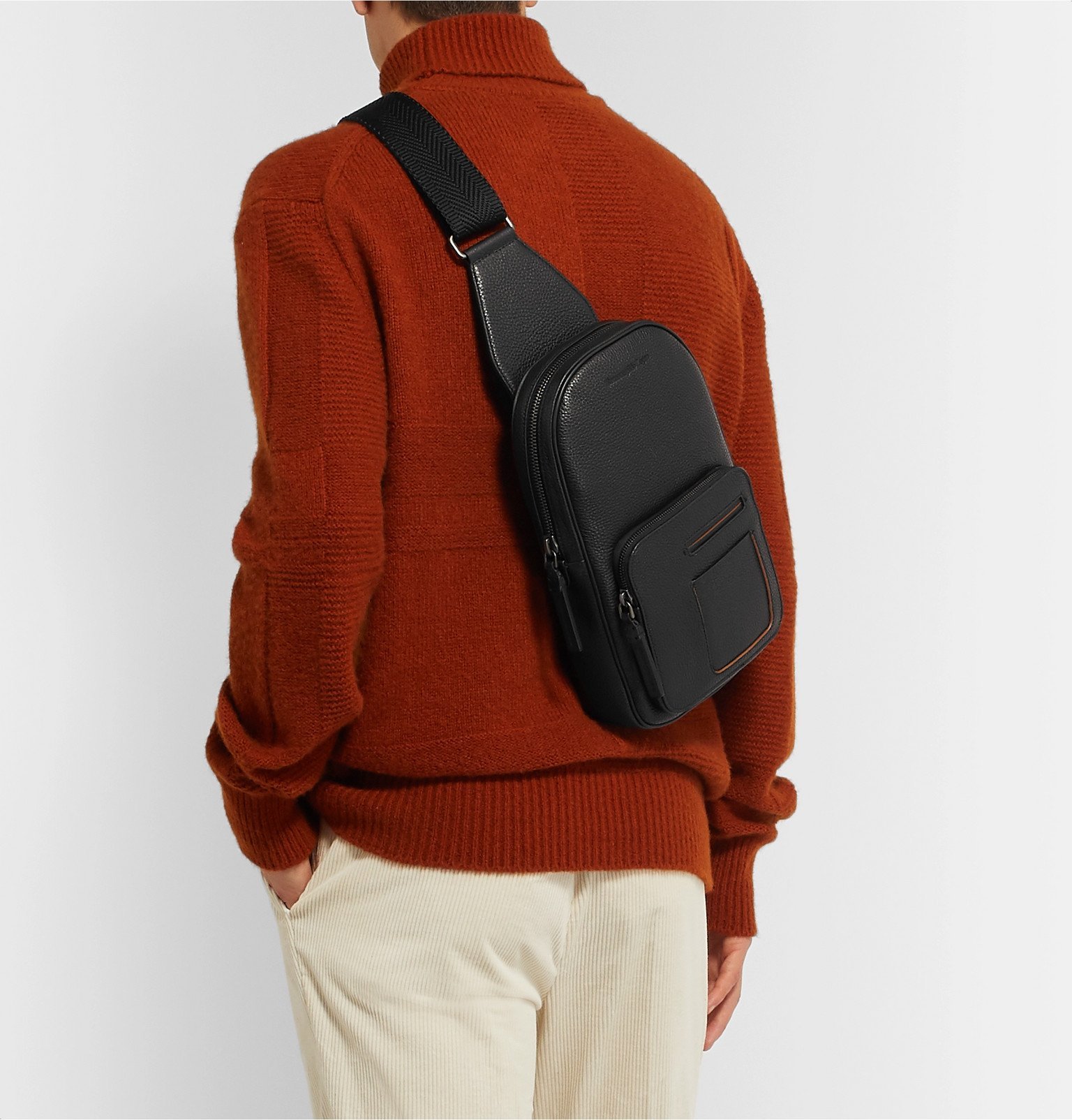 Full-Grain Leather Backpack 