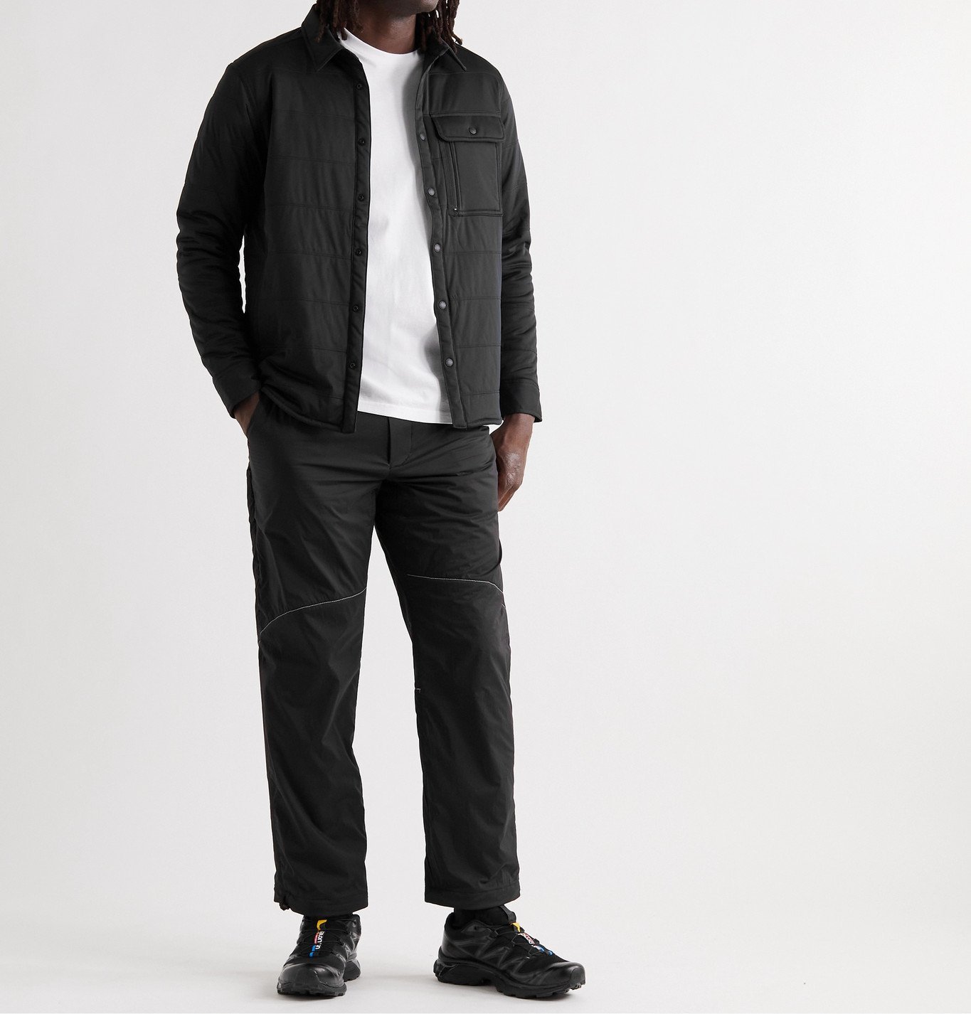 Snow Peak - Quilted Shell Shirt - Black 