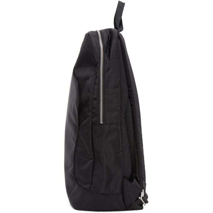 A-COLD-WALL* Black Curve Flap Backpack A-Cold-Wall*