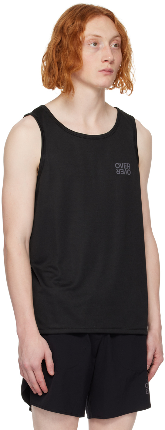 OVER OVER Black Sport Tank Top OVERCOAT