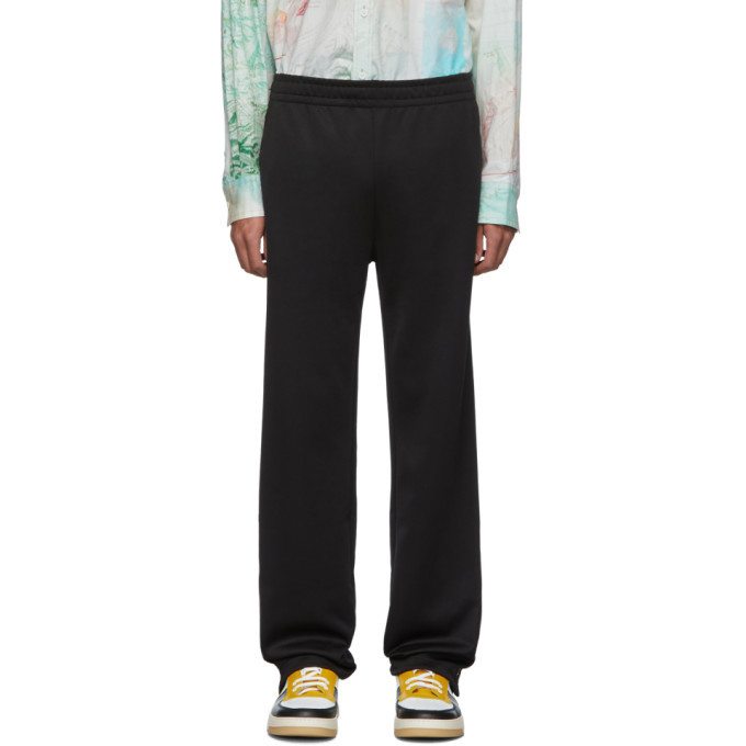 Acne Studios Black Emmet Face Lounge Pants Acne Studios