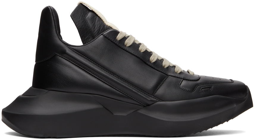 Rick Owens Black Geth Sneakers Rick Owens