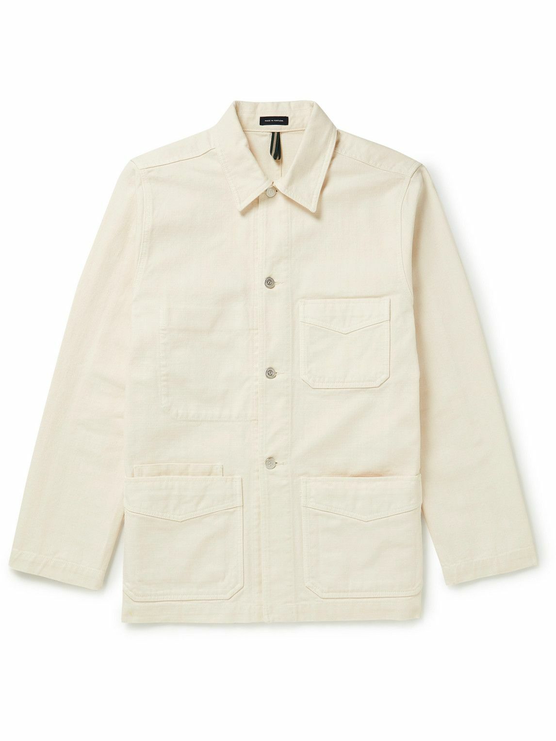 Photo: Drake's - Kuroki Cotton-Canvas Chore Jacket - Neutrals