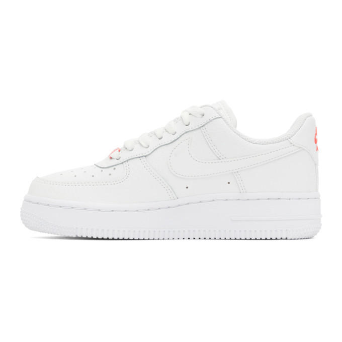 nike white and pink air force 1