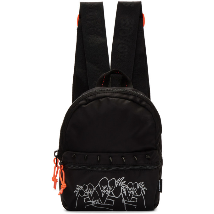 converse black backpack
