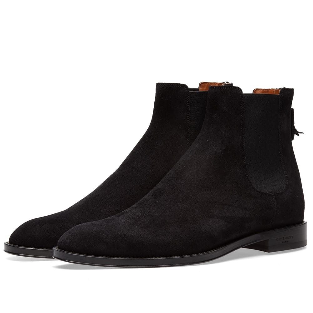 Givenchy Suede Rider Chelsea Zip Boot Givenchy