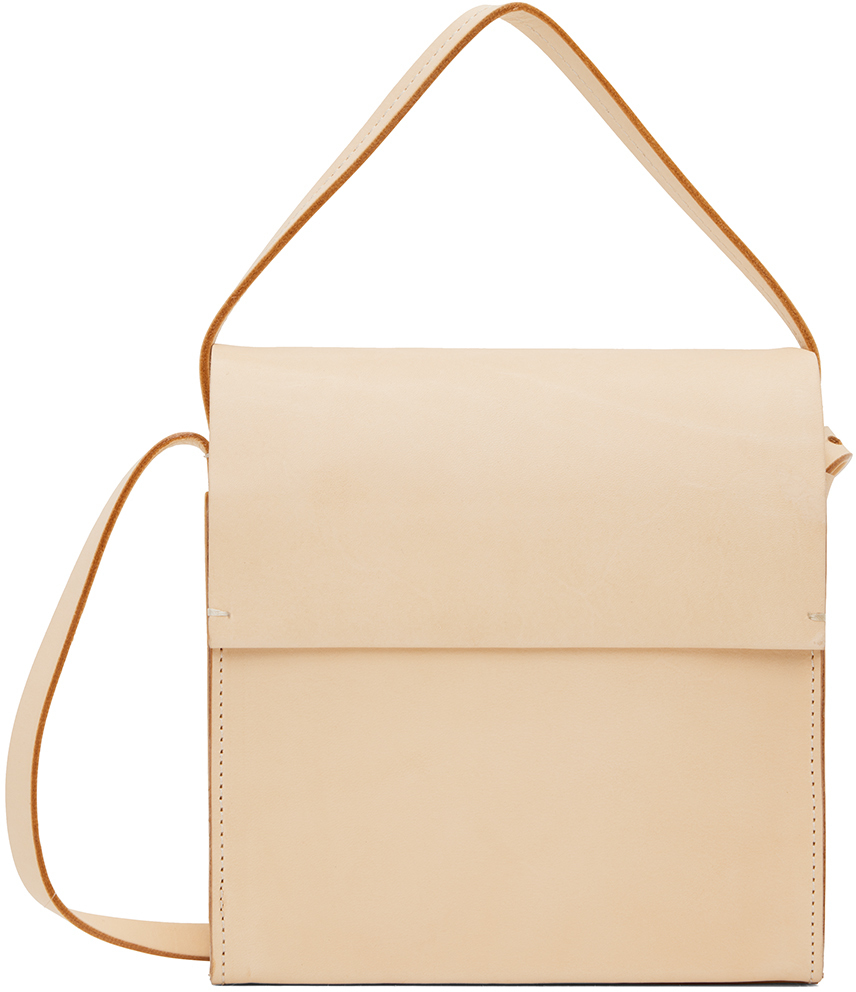 Building Block Beige Letter Box Shoulder Bag Building Block