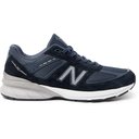 New Balance - M990V5 Suede and Mesh Sneakers - Blue