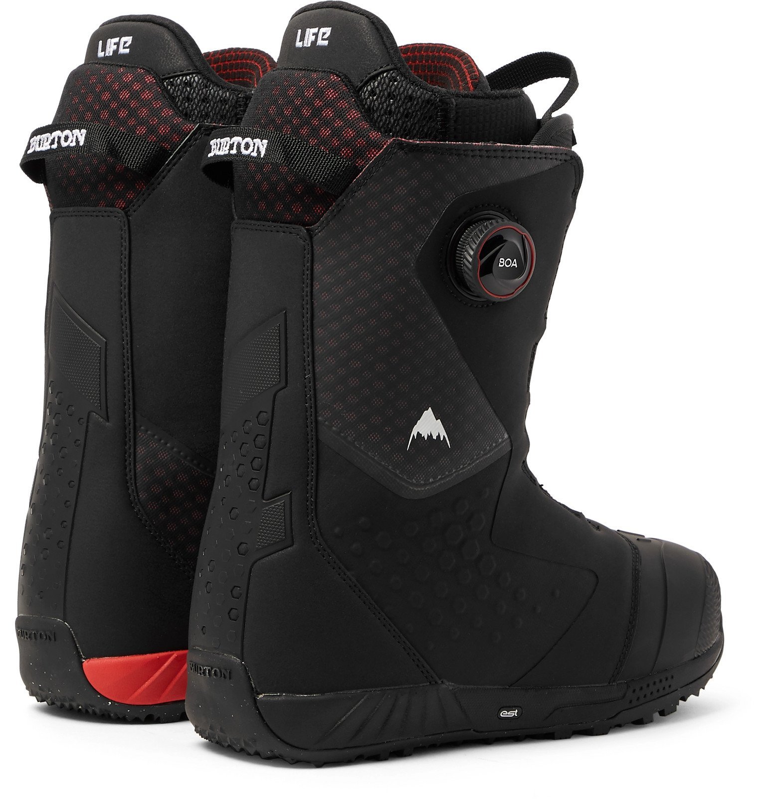 Bottes De Snowboard Burton ION Black Homme – Pour Riders Confirmés, Freeride, Technologies ReBounce Et AutoCANT | Saison 2025, Garantie 1 An