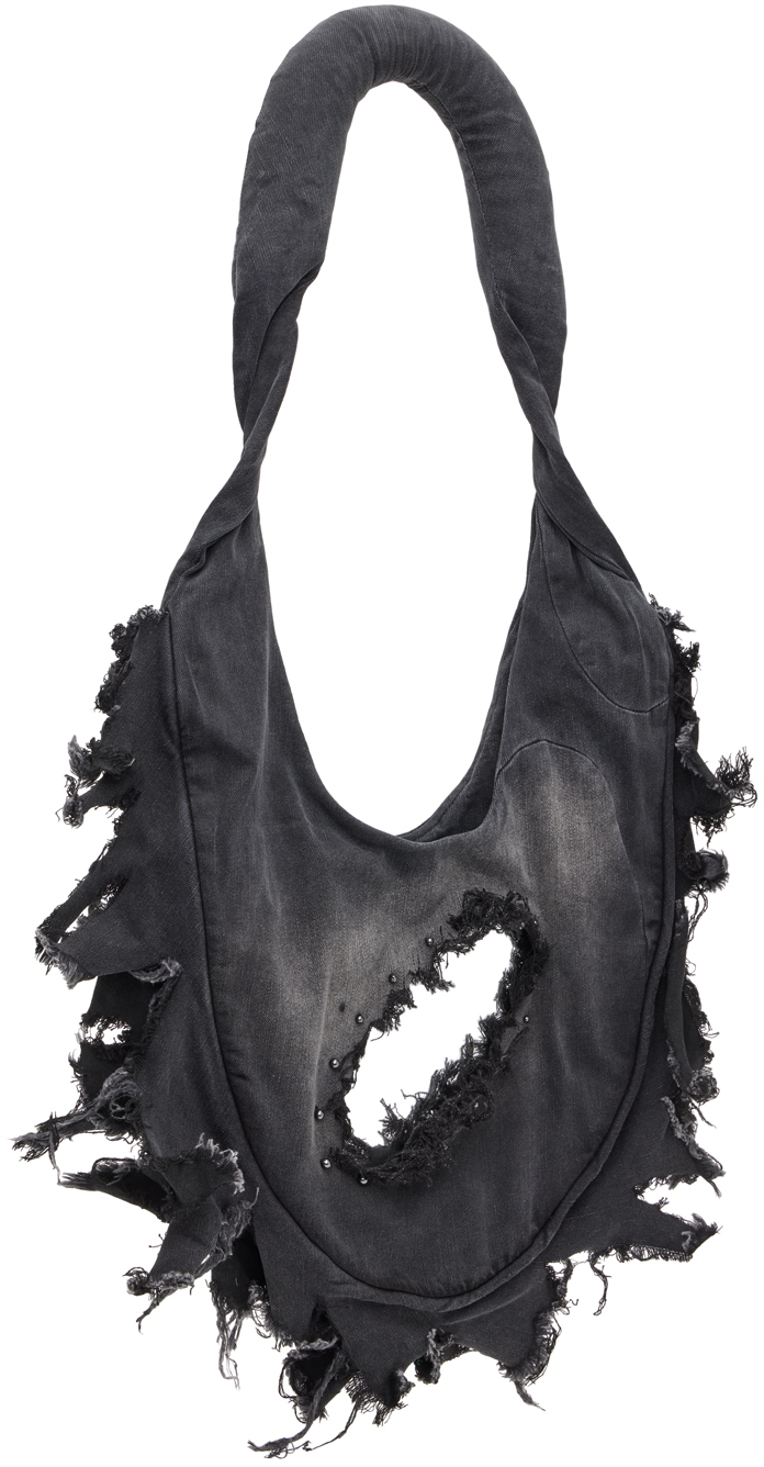 Rui Black Denim Mirror Bag Rui