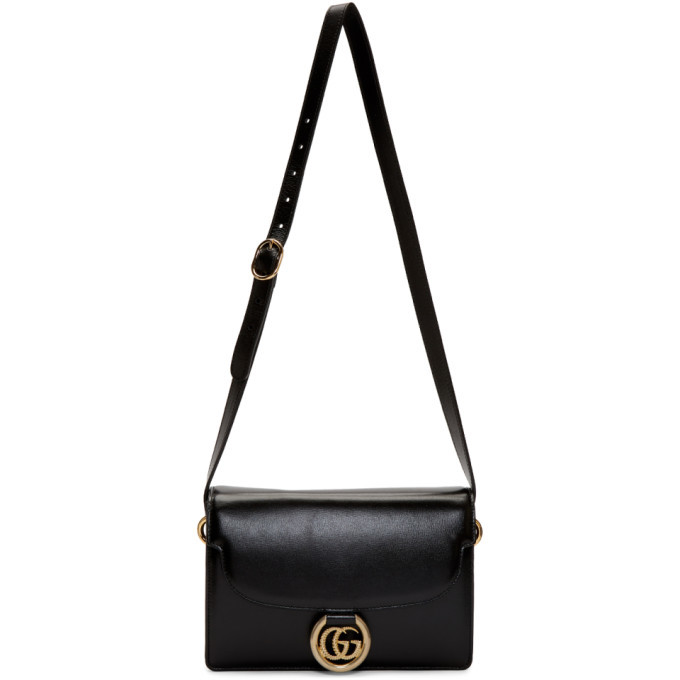 gg ring small leather shoulder bag