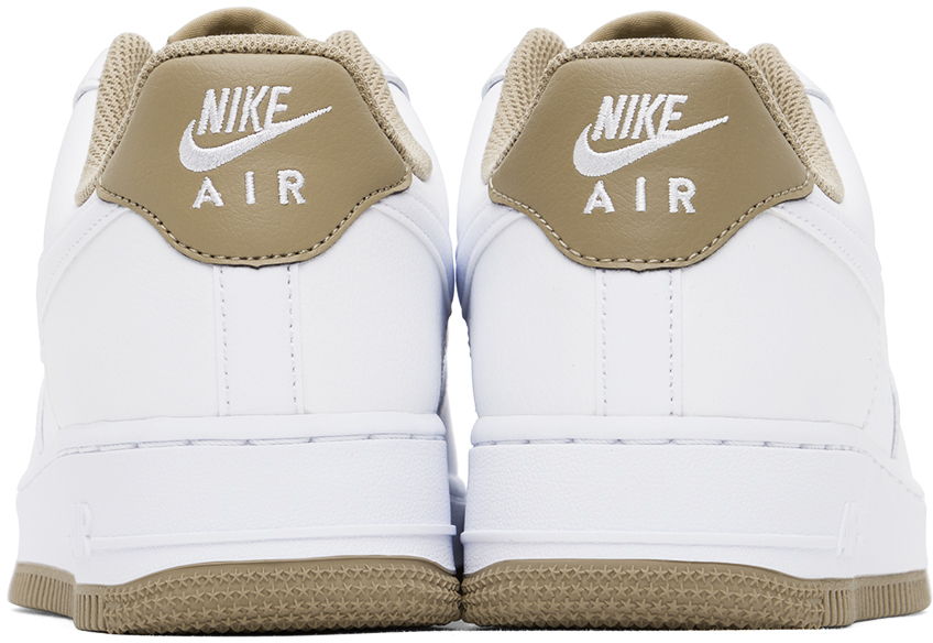 white and tan air force 1