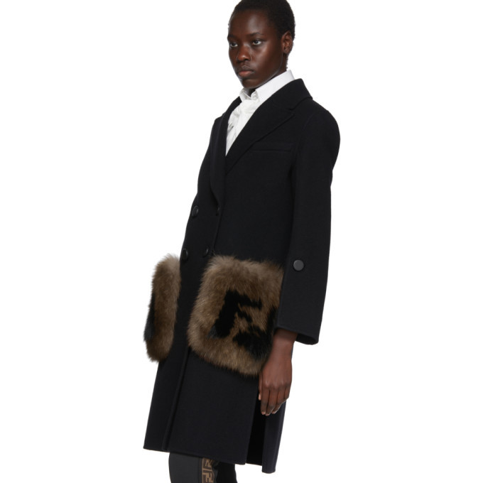 fendi vest with fur pockets