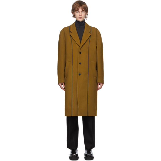 Andersson Bell Tan Wool Daddy Classic Coat Andersson Bell