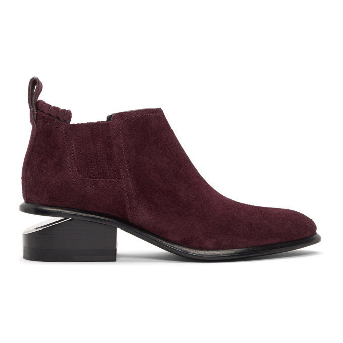 alexander wang suede ankle boots