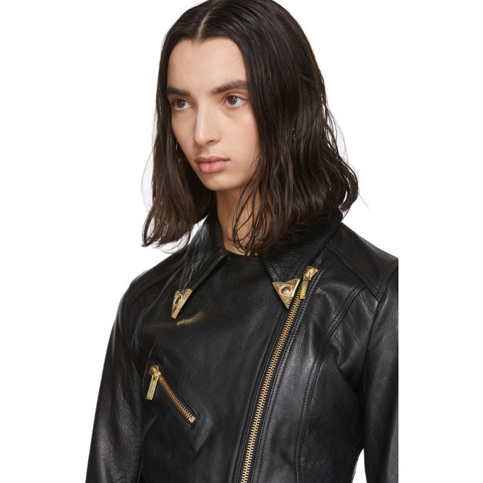 Versace Jeans Couture Black Leather 