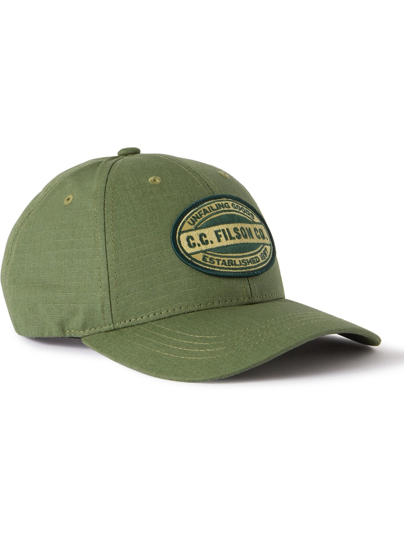 Filson - Logger Logo-Appliquéd Cotton-Ripstop Baseball Cap Filson